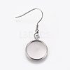 Stainless Steel Dangle Earrings EJEW-WH0001-A02-1