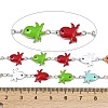 304 Stainless Steel Enamel Octopus Link Chains CHS-F023-01C-P-2
