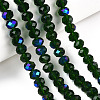 Electroplate Glass Beads Strands EGLA-A034-T4mm-L27-4