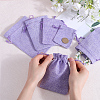 16Pcs 4 Styles Polyester Imitation Burlap Packing Pouches Drawstring Bags ABAG-BBC0001-01C-3
