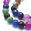 Natural Agate Beads G-J371-06-8mm-3