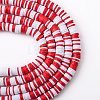 Handmade Polymer Clay Beads Strands CLAY-R089-6mm-T02B-01-6