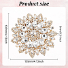 Glass Rhinestone with Iron Appliques DIY-WH0430-395G-2