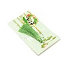 Panda Brass Bookmark with Tassel AJEW-WH0029-59-3