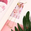 Twelve Constellation Alloy Crystal Rhinestone Link Chain Anklets for Women FS-WG97E4C-09-1