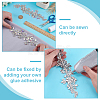 Brass Rhinestone Cloth Patches PATC-WH0031-003S-01-3