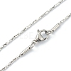 304 Stainless Steel Coreana Chain Necklaces X-NJEW-I248-20P-3