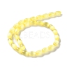 Macaron Color Natural Selenite Beads Strands G-B102-A01-03-2