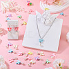 Opaque Acrylic Butterfly Pendants PALLOY-TA00316-7