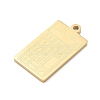 304 Stainless Steel Pendants LS-SA-CBAE115-13D-G-2
