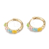 Brass Enamel Clip-on Earrings EJEW-D274-06G-1