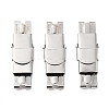 Non-Tarnish 201 Stainless Steel Watch Band Clasps STAS-C006-1-3