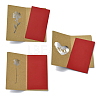 3 Sets 3 Styles Kraft Paper Greeting Cards AJEW-FS0001-28-3