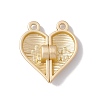 Love Heart Alloy Magnetic Clasps FIND-C013-01E-2