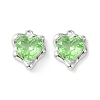 Brass Micro Pave Cubic Zirconia Charms KK-L208-06P-06-2