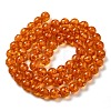 Resin Imitation Amber Beads Strands X-RESI-Z017-01A-2
