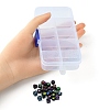 500Pcs 5 Styles Opaque Acrylic Beads MACR-YW0002-44-3