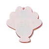 Thanksgiving Day Translucent Resin Pendants X-RESI-K019-10B-3