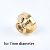 Wax Seal Brass Stamp Head AJEW-WH0130-745-3