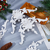PU Flower Carved Corner Decor AJEW-WH0709-423-4