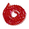 Electroplate Transparent Glass Beads Strands LS-EGLA-A035-T6mm-L01-2