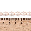 Electroplate Opaque Glass Imitation Pearl Bead Strands EGLA-H113-05A-4