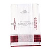 Rectangle with Tartan Pattern Paper Baking Bags CARB-K0001-01A-3