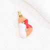Alloy Enamel Pendants ENAM-S023-01G-B-1