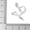 1Pc Rhodium Plated 925 Sterling Silver 2 Prongs Pendant Blank Cabochon Settings FIND-GO0001-76-3