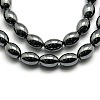 Grade AA Magnetic Synthetic Hematite Oval Bead Strands X-G-G644-A-08-1