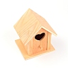 Unfinished Wooden Birdhouse AJEW-WH0200-23-1