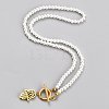 304 Stainless Steel Pendant Necklaces NJEW-B0001-07G-2