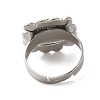 304 Stainless Steel Adjustable Rings for Women RJEW-Z056-01P-4