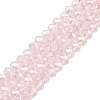Electroplate Glass Beads Strands EGLA-A034-T1mm-A03-1