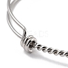 304 Stainless Steel Expandable Bangle for Girl Women BJEW-C003-04P-3