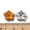 5-Petal Eco-Friendly Cowhide Bead Cap FIND-S301-03-M-3