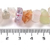 Raw Rough Natural Amethyst & Rose Quartz & Quartz Crystal & Citrine Beads Strands G-P528-A18-01-4