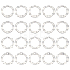 20Pcs 201 Stainless Steel Pendants STAS-UN0036-15-1