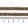 Electroplated Natural Lava Rock Beads Strands G-Q1009-G01-02H-4
