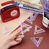 Plastic Triangle Speed Magic Cubes Base Holder Frame Accessories Puzzle Cube Organize ODIS-WH0005-67-3