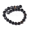 Dyed & Heated Natural Black Agate Beads Strands G-K359-C12-01-3