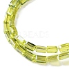 Electroplate Transparent Glass Beads Strands Pearl Luster Plated EGLA-H106-01A-PL05-3