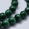 Natural Malachite Beads Strands G-F571-27A1-5mm-3