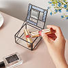 Tin Jewelry Box OBOX-WH0007-08-3