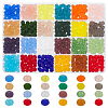 720Pcs 24 Colors Transparent Glass Beads EGLA-PH0001-38-1