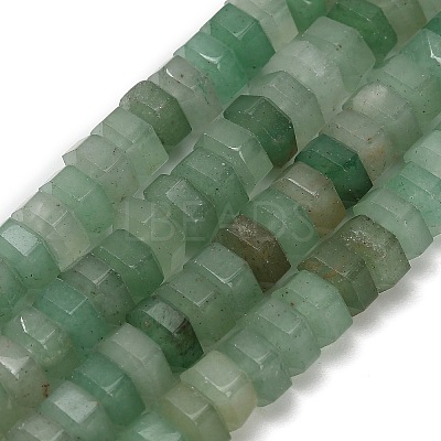 Natural Green Aventurine Beads Strands G-G317-A04-3x6mm-1