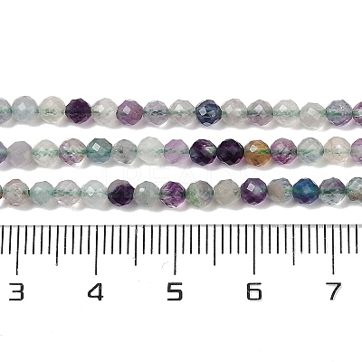 Natural Fluorite Beads Strands G-A252-A01-02-1
