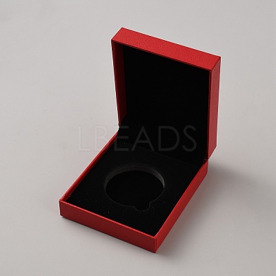 Imitation Leather Badge Packaging Boxes CON-WH0086-244A-1