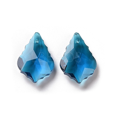 Faceted Glass Pendants GLAA-F068-C25-1