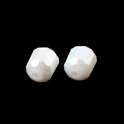 Electroplate Opaque Column Glass Beads EGLA-A043-02-PL03-1